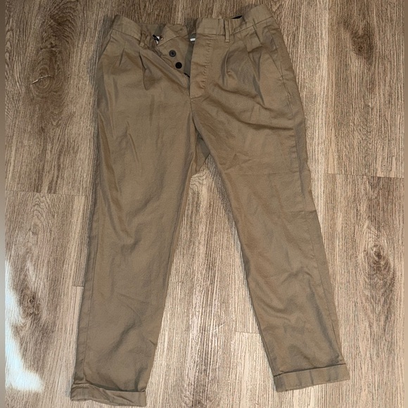 AllSaints Tallis Cropped Tapered Trousers Size 28